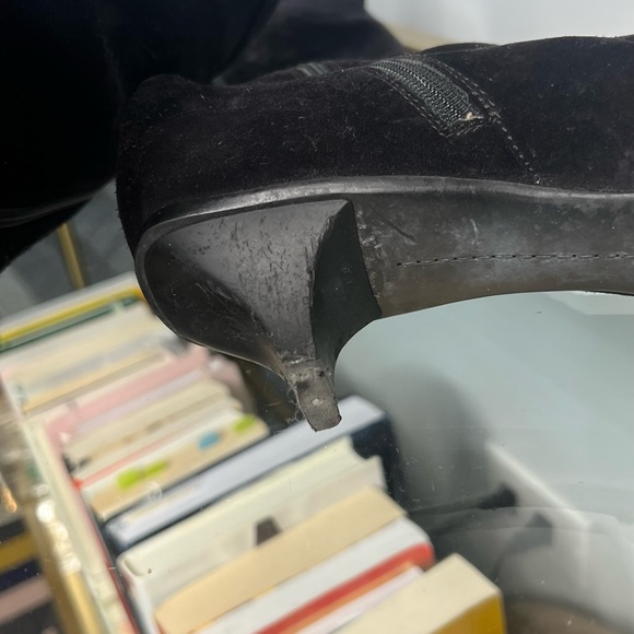 Good condition Authentic PRADA Black Boots with mini .5” heels - Picture 6 of 9